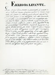 レヴァント出身のユダヤ人、「Gli abiti dei Veneziani」のページ（付随する図については188195を参照）